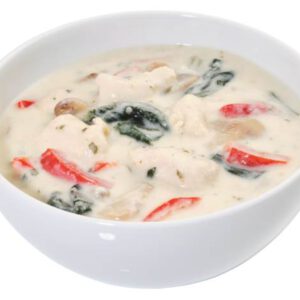 KOKOSMILCH SUPPE MIT HUHN (10 PORTIONEN)